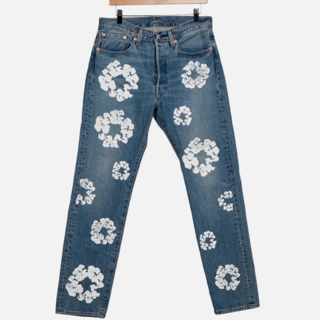 Levi's X Denim Tears The Cotton Wreath Jean 'Light Wash'